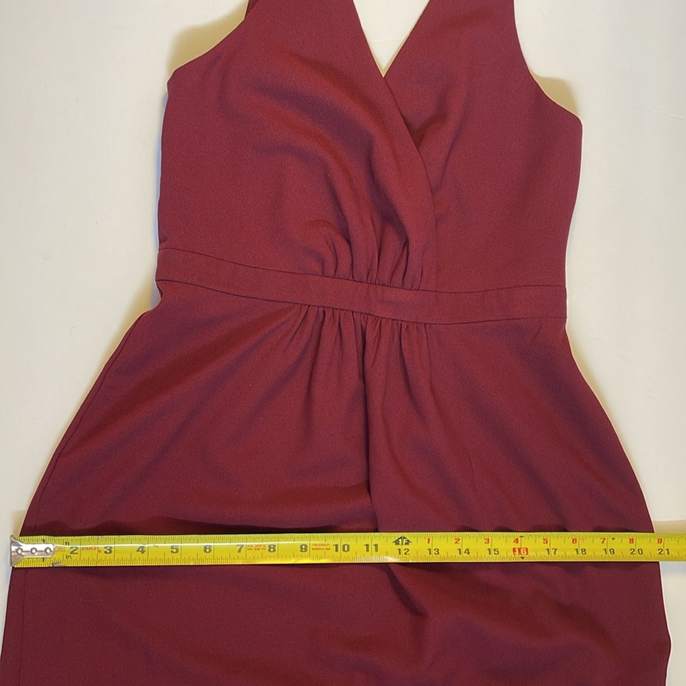 🆕 Park & Fifth “Gabriola” Burgundy Long Sleeveless Dress - Women’s Size 4 - Picture 12 of 12